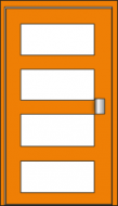 Bloc porte entrée immeuble Modèle Quatuor Cib'AEV