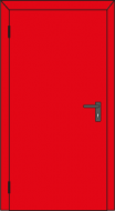 Porte coupe-feu EI60 EI120 1 vantail