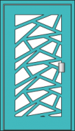 Bloc-porte pour habitat collectif Modèle Décor personnalisé