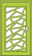 Bloc porte entrée immeuble Modèle personnalisable Sécurité Renforcée