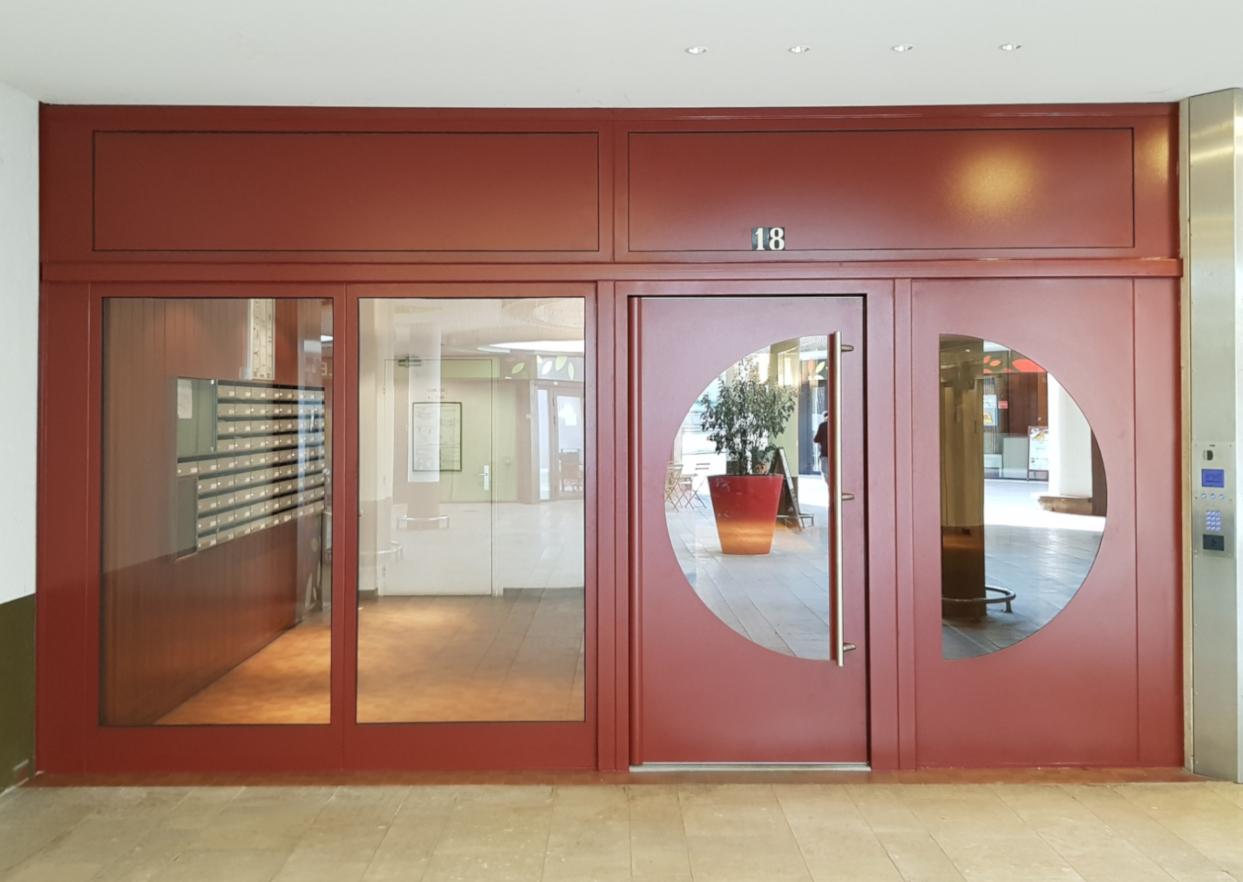 Porte de hall d'entrée - Gamme Décor - modèle personnalisé